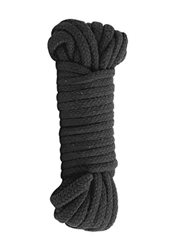 Doc Johnson Cotton Bondage Seil Japanesse - schwarz in schwarz von Doc Johnson