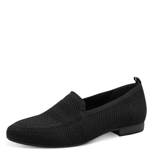 Jana Slipper Schwarz 36 EU - Halbschuhe für Damen in Größe 36 EU, aus atmungsaktivem Mesh für hohen Tragekomfort und ideal für den Alltag.