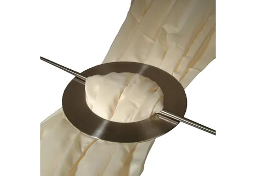 Liedeco Gardinenring Dekoring, Vorhänge, (1-St) in silber von Liedeco