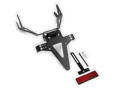 ZIEGER Classic Complete Kennzeichenhalter für Honda CBR 600 RR & CBR 1000 RR - Hochwertiger Kennzeichenhalter für Honda CBR 600 RR und CBR 1000 RR. Mit verstellbarem Neigungswinkel und Blinkerhalter. Langlebig und witterungsbeständig, ideal für jeden Kennzeichentyp.
