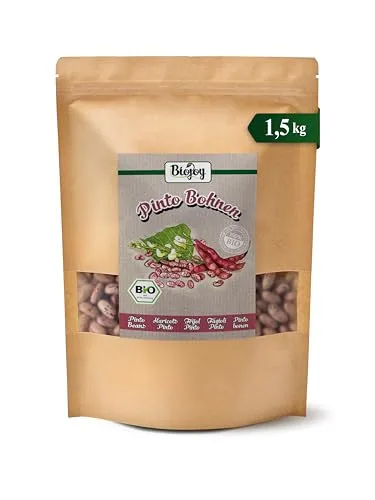 Biojoy BIO-Pinto Bohnen ganz (1,5 kg), Pinto Beans, ohne Zusätze
