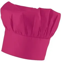 Exner 112 - Bistrokochmütze 9 cm hoch : hot pink 65% Polyester 35%Baumwolle 220 g/m2