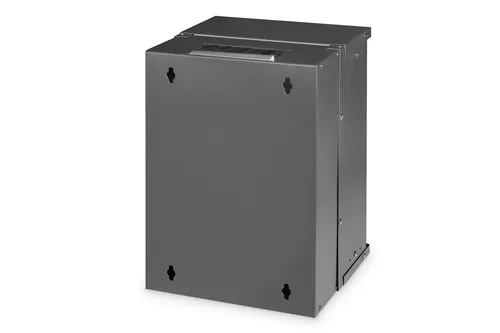 Digitus Netzwerkschrank SOHO PRO DN-49103, 10 Zoll, 9HE - Computer- & Server-Racks mit robuster Stahlkonstruktion, abschließbarer Glastür und optimaler Belüftung für sichere und effiziente Netzwerkorganisation.