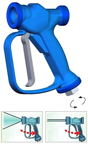 Waschpistole RB 35 - Druckluftwerkzeuge: Niederdruckpistole bis 12 bar, stufenlos regelbar für vielseitige Anwendungen, ideal für Lebensmittel- und Hygienebereich.