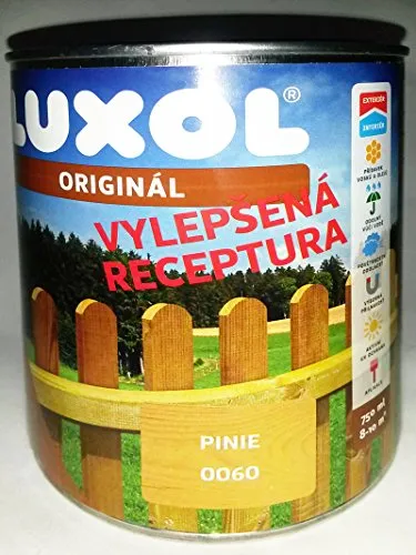 Luxol Original NEU Holzschutzlasur innen und außen 0,75 Liter Farbton pinie