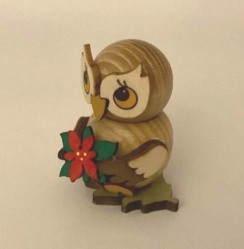 Eulenkind Weihnachtsstern Kuhnert 37415 Erzgebirge Geschenk Geburtstag Sammler