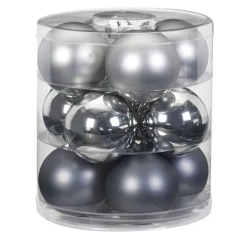 Weihnachtsbaumschmuck Grau von MAGIC by Inge