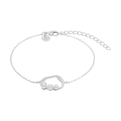 Tom Tailor Armband mit Süßwasserzuchtperle aus Sterling Silber 925