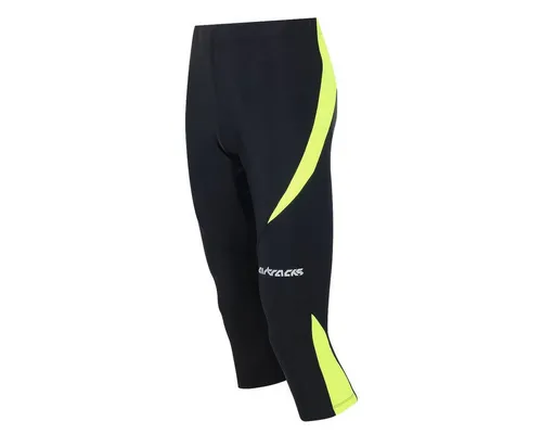 Airtracks 3/4 Laufhose FUNKTIONS Pro - Schwarz-Neon XXL - Die 3/4 Laufhose FUNKTIONS Pro bietet hervorragendes Feuchtigkeitsmanagement und hohen Tragekomfort. Mit elastischem Bund, Reißverschlusstasche und reflektierenden Elementen ist sie ideal für aktive Bewegungen.