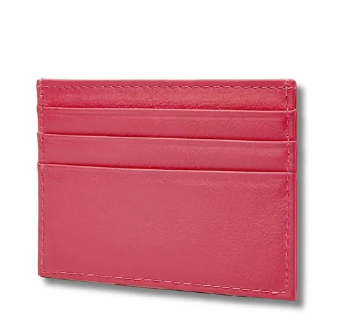 Fomax Kartenetui aus echtem Leder, eleganter Kartenhalter, mit übersichtlicher Anordnung, verschiedene Farben