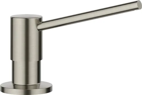 BLANCO TORRE Spülmittelspender satin platinum - Praktischer Spülmittelspender für BLANCO-Küchenarmaturen; bequem von oben zu befüllen und in modernem Design; ideal für eine stilvolle Küchengestaltung.