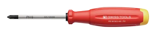 PB Swiss Tools Schraubendreher PH0 x 60 mm SwissGrip EVO