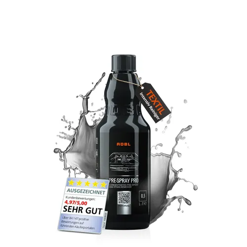 ADBL Pre Spray PRO 500ml Auto Polster Profi Sitz Reiniger Teppich Schmutzlöser