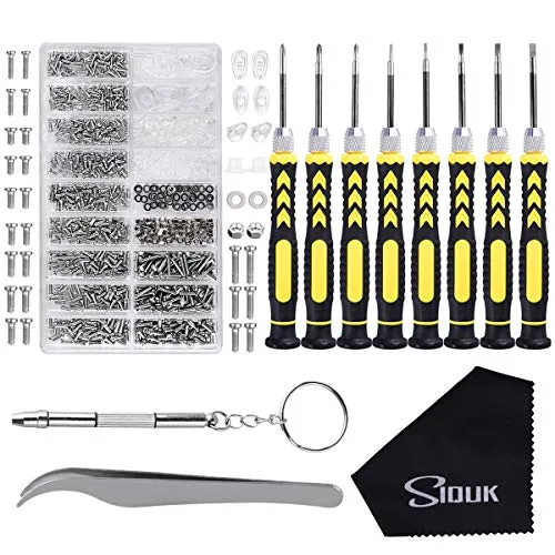 SIQUK Brillenreparaturset 8 in 1