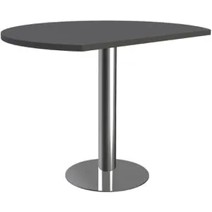 Kerkmann Anbautisch Artline 7657, anthrazit, höhenverstellbar - Sonstige Büromöbel, manuell höhenverstellbar von 72-82 cm, ideal für flexible Arbeitsplatzgestaltung, strapazierfähige Melaminharzbeschichtung und hochwertige ABS-Kanten.