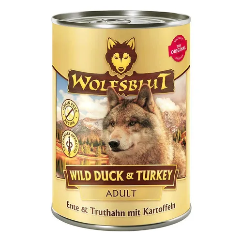 Wolfsblut Hunde-Nassfutter Wild Duck und Turkey Adult von Wolfsblut