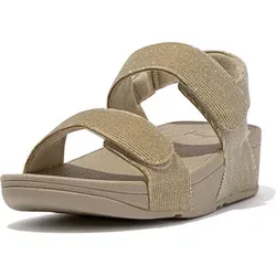 Fitflop Lulu Adjustable Shimmerlux Back-Strap Sandals Sandale beige|braun 39 EU
