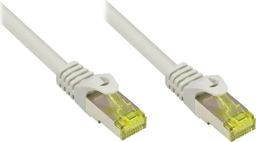Good Connections Patchkabel m. Cat.7 Rohkabel grau 15m