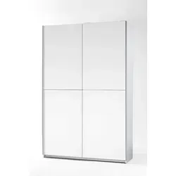 Schlafkontor Fast Kleiderschrank 125x195 cm - Kleiderschrank mit platzsparenden Schwebetüren, ideal für kleine Schlafzimmer und bietet viel Stauraum für Kleidung und Bettwäsche.