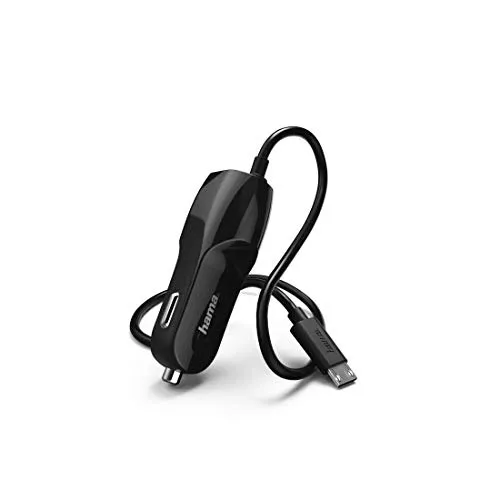 Hama 00173671 Kfz-Ladegerät, Micro-USB, 1 A, Schwarz