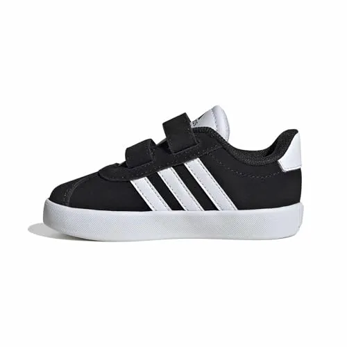 adidas Kinderschuhe VL COURT 3.0 CF I Schwarz, 26 1/2 - Sneaker für Kinder mit praktischem Klettverschluss, ideal für einen sicheren Halt und einfaches An- und Ausziehen.