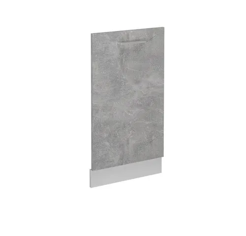 Vicco Frontblende R-Line, Beton/Weiß, 45 cm - Sockelblende für Geschirrspüler, verleiht Ihrer Küche Eleganz und ermöglicht individuelle Gestaltungsmöglichkeiten für ein modernes Küchendesign.