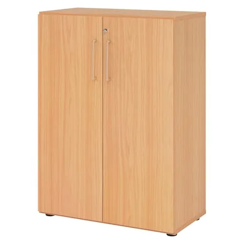Produktbild bümö Aktenschrank abschließbar, 80cm breit in Buche