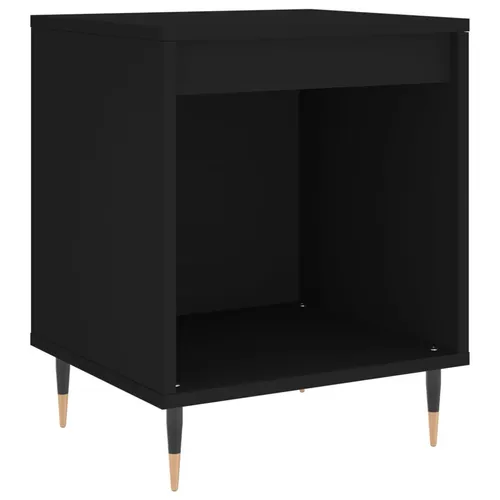 furnicato Nachttisch Eleganter Schwarz 40 x 35 x 50 cm