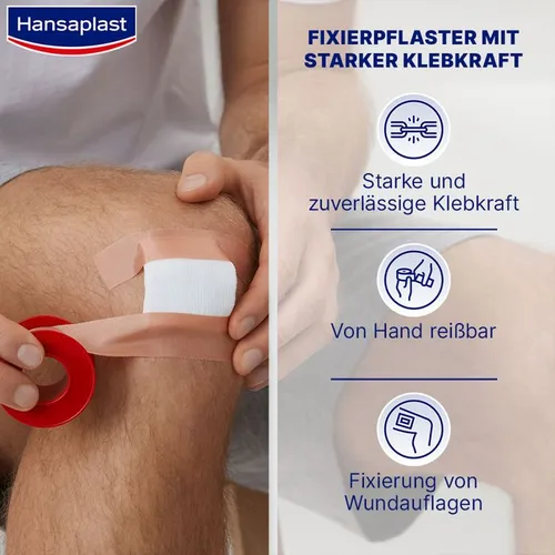 Hansaplast Fixierpflaster Classic 1,25 cm x 5 m