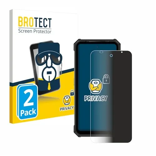 BROTECT 2 Stück Anti-Spy Blickschutzfolie für Ulefone Armor 24 Privacy Screen Protector [Displayschutz-Folie, Sichtschutz, Blaulichtfilter]