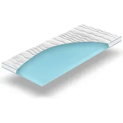 Betten-ABC MaGeTo 2000 – Gelschaumtopper mit 5 cm Kern - Matratzen-Topper für individuellen Liegekomfort, hygienisch und feuchtigkeitsregulierend dank waschbarem CoolLife® Bezug. Ideal für Wohnmobile, Gästebetten und Sofas.