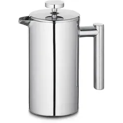 cilio Kaffeebereiter Sara für 6 Tassen - Hochwertiger Kaffeebereiter aus doppelwandigem Edelstahl für langen Temperaturhalt, ideal für Kaffee, Tee und Cold Brew. Spülmaschinenfest und mit zeitlosem Design.