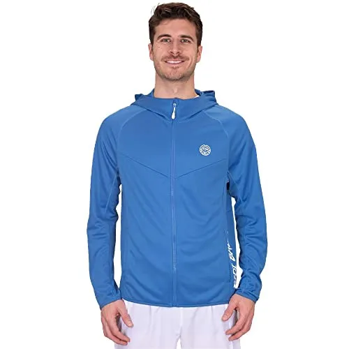 BIDI BADU Herren Crew Hood Jacket - Blue, Größe:M