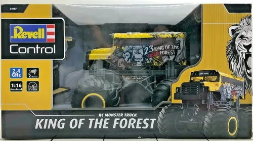 Revell® Control RC Monster Truck King of the Forest - RC-Modelle, ferngesteuertes Fahrzeug mit 15 km/h für Abenteuer im Freien, ideal für Kinder und Jugendliche ab 5 Jahren.