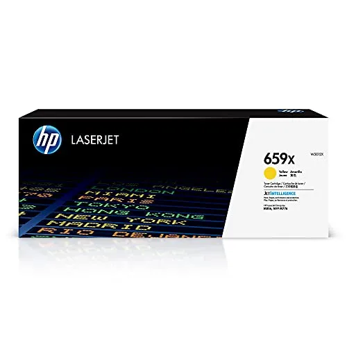 HP Toner W2012X 659X Gelb - Original Toner für bis zu 29.000 Seiten, ideal für hohe Druckvolumen in HP Color LaserJet Druckern.