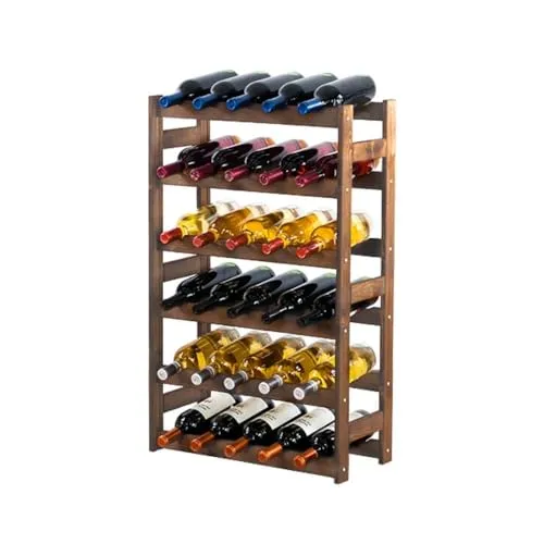 PROREGAL Weinregal PINOTWINE - 30 Flaschen aus massivem Kiefernholz - Weinregal aus robustem Kiefernholz, ideal für stilvolle Präsentation und platzsparende Lagerung deiner Weinsammlung.