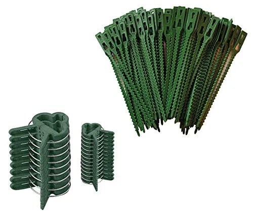 varivendo Pflanzenklammer Set, Pflanzenclips/Pflanzenbinder (68er Set)