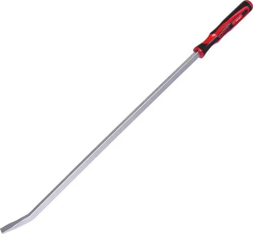 KS Tools 911.8412 Hebeleisen, 45°, 900mm - Brechstangen mit abrutschsicherer Auflage und durchgehender Klinge, ideal für Montage- und Demontagearbeiten, im stabilen Kunststoffkoffer.