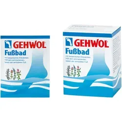 Gehwol Fussbad Portionsbeutel 10X20 g - Erfrischendes Fußbad für müde Füße, sorgt für ein angenehmes Fußgefühl und pflegt die Haut. Ideal für eine entspannende Auszeit.