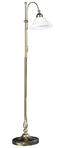 Honsel Leuchten Stehleuchte Antwerpen 47841 in gold von Fischer & Honsel