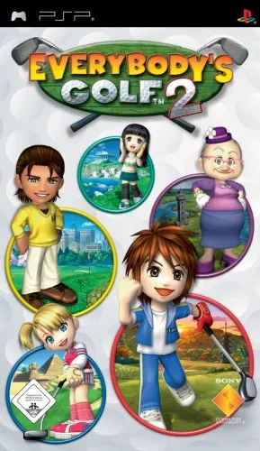 Everybody's Golf 2 - PlayStation Portable Spiel, mit unterhaltsamen Golf-Action und Multiplayer-Modus für stundenlangen Spaß