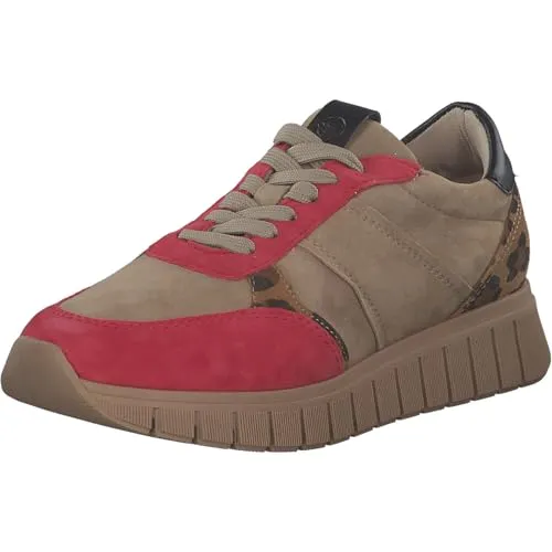Tamaris Damen Sneaker low beige/pink in beige von Tamaris