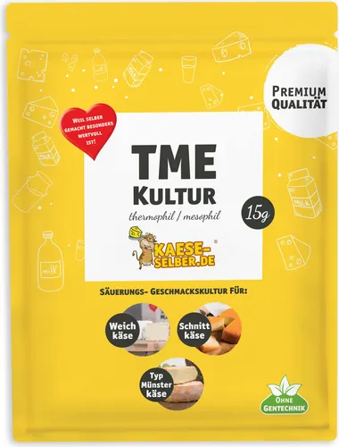 TME Mischkultur mesophil/thermophil für Weichkäse von KAESE SELBER