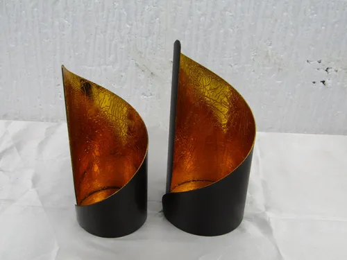 ROMINOX® Teelicht-Set   Waves in schwarz von ROMINOX