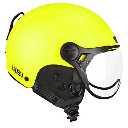CGM Fahrradhelm, Skihelm, E-Bike, 801A EBI Mono, Neongelb matt, S (55-56cm)