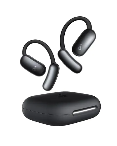 soundcore AeroFit 2 | Kabellose Open-Ear Earbuds mit KI-Assistent - Kopfhörer mit atmungsaktivem Design und druckfreiem Komfort, ideal für den ganzen Tag. Genießen Sie kabellosen Hi-Res-Klang und kristallklare Anrufe dank fortschrittlicher Mikrofontechnologie.