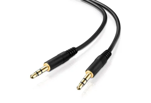adaptare adaptare 3 m Stereo-Aux-Kabel 2-mal 3,5-mm-Stecker Klinke vergoldet Audio-Kabel