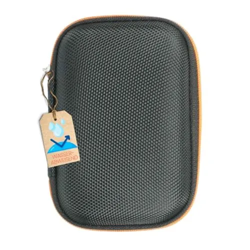 caseroxx Schutz Tasche für Beurer BR 10/60 / 90 Insektenstichheiler, Hard-Cover Reise-Etui zum Transport und zur Aufbewahrung schwarz