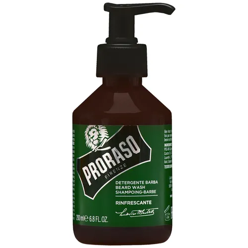 Proraso Bartshampoo 200ml Grüne Linie - Eukalyptus & Menthol, parabenfrei