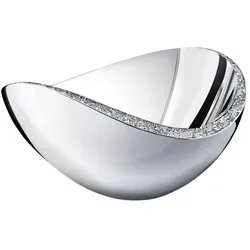 Swarovski Minera Dekorative Schale aus Metall mit Kristallen